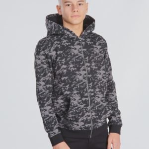 Lyle & Scott Aop Hoody Bb Huppari Musta