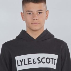 Lyle & Scott Block Logo Oth Hoody Fleece Huppari Musta