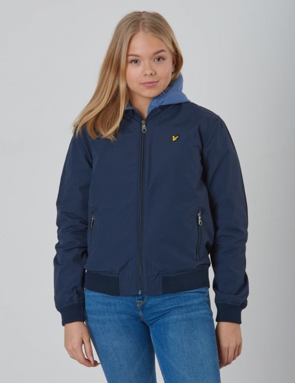 Lyle & Scott Bomber Jacket Takki Sininen