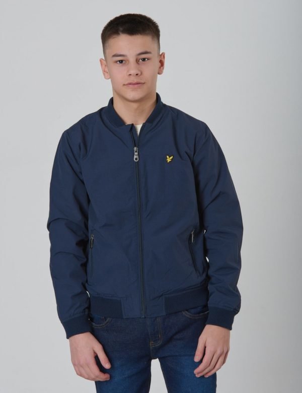 Lyle & Scott Bomber Jacket Takki Sininen