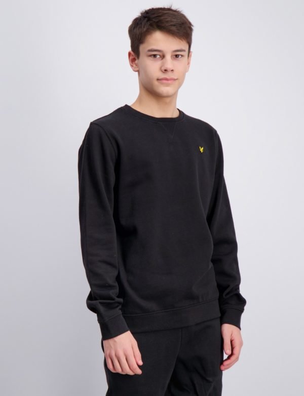 Lyle & Scott Classic Crew Neck Fleece Neule Musta