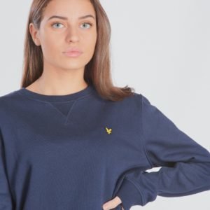 Lyle & Scott Classic Crew Neck Neule Sininen