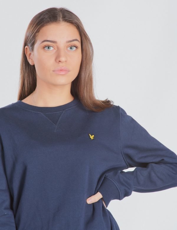 Lyle & Scott Classic Crew Neck Neule Sininen