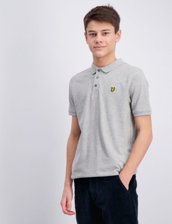 Lyle & Scott Classic Polo Marl Pikee Harmaa