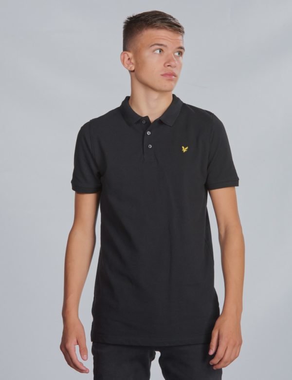 Lyle & Scott Classic Polo Shirt Pikee Musta