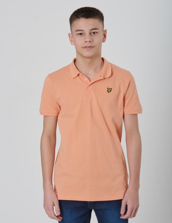 Lyle & Scott Classic Polo Shirt Pikee Oranssi