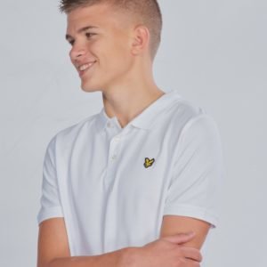 Lyle & Scott Classic Polo Shirt Pikee Valkoinen