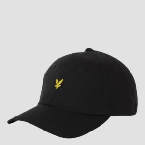 Lyle & Scott Cotton Twill Baseball Cap Lippis Musta