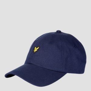 Lyle & Scott Cotton Twill Baseball Cap Lippis Sininen