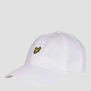 Lyle & Scott Cotton Twill Baseball Cap Lippis Valkoinen