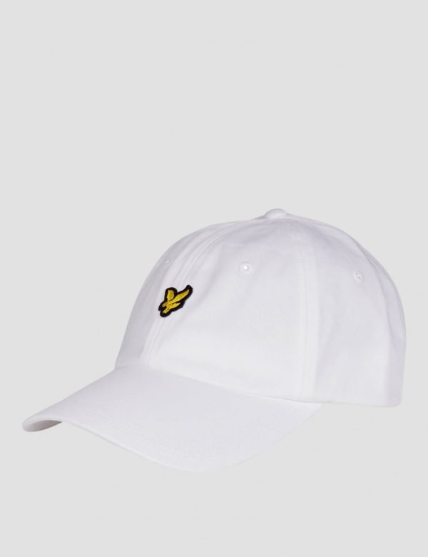 Lyle & Scott Cotton Twill Baseball Cap Lippis Valkoinen