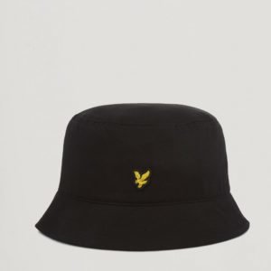 Lyle & Scott Cotton Twill Bucket Hat Hattu Musta