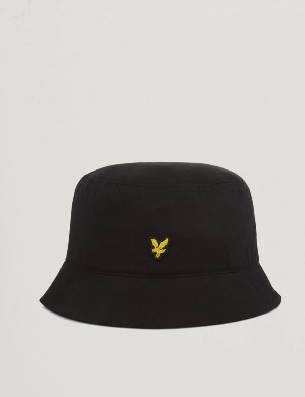 Lyle & Scott Cotton Twill Bucket Hat Hattu Musta