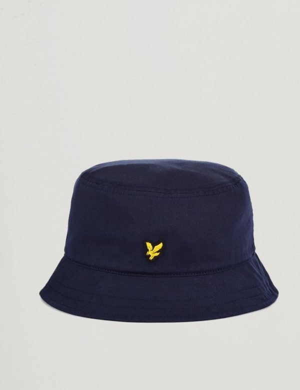 Lyle & Scott Cotton Twill Bucket Hat Hattu Sininen