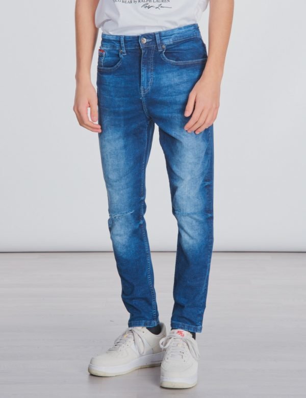 Lyle & Scott Denim Skinny Fit Farkut Sininen