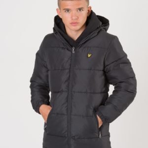 Lyle & Scott Down Puffa Coat Takki Musta