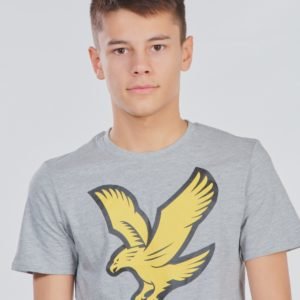 Lyle & Scott Eagle Logo T Shirt T-Paita Harmaa