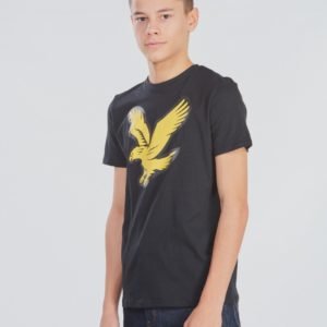 Lyle & Scott Eagle Logo T Shirt T-Paita Musta