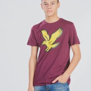 Lyle & Scott Eagle Logo T Shirt T-Paita Punainen