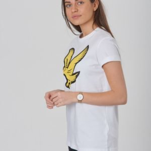 Lyle & Scott Eagle Logo T Shirt T-Paita Valkoinen