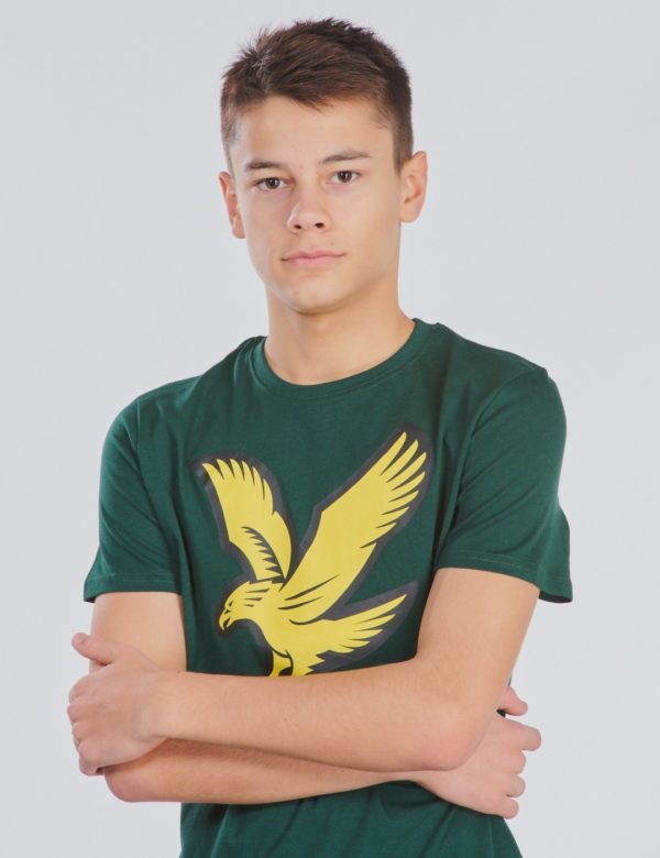 Lyle & Scott Eagle Logo T Shirt T-Paita Vihreä