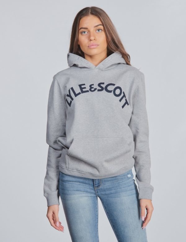 Lyle & Scott L&S Logo Oth Hoodie Huppari Harmaa
