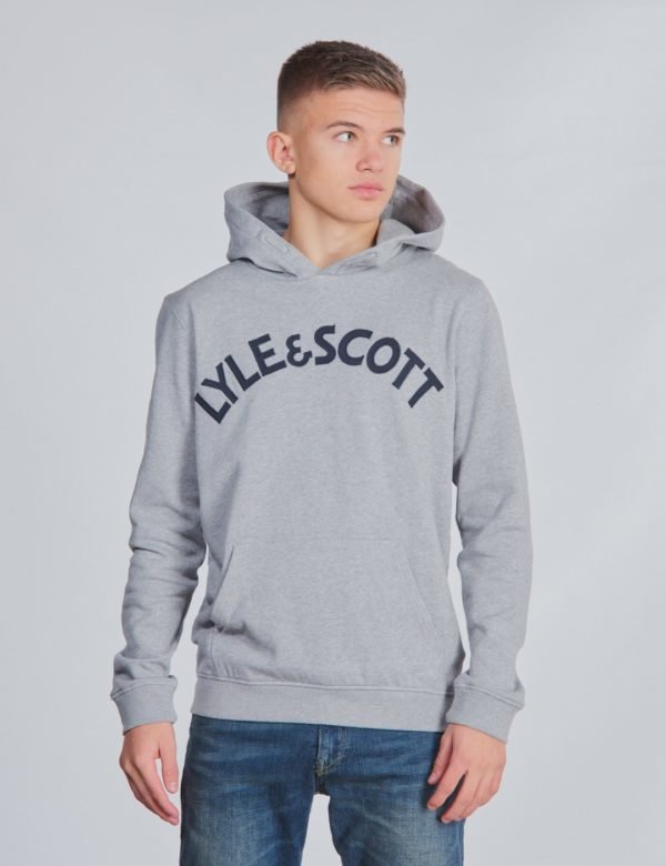 Lyle & Scott L&S Logo Oth Hoodie Huppari Harmaa