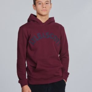 Lyle & Scott L&S Logo Oth Hoodie Huppari Punainen