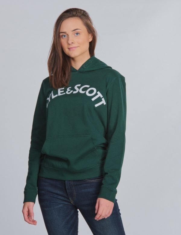 Lyle & Scott L&S Logo Oth Hoodie Huppari Vihreä