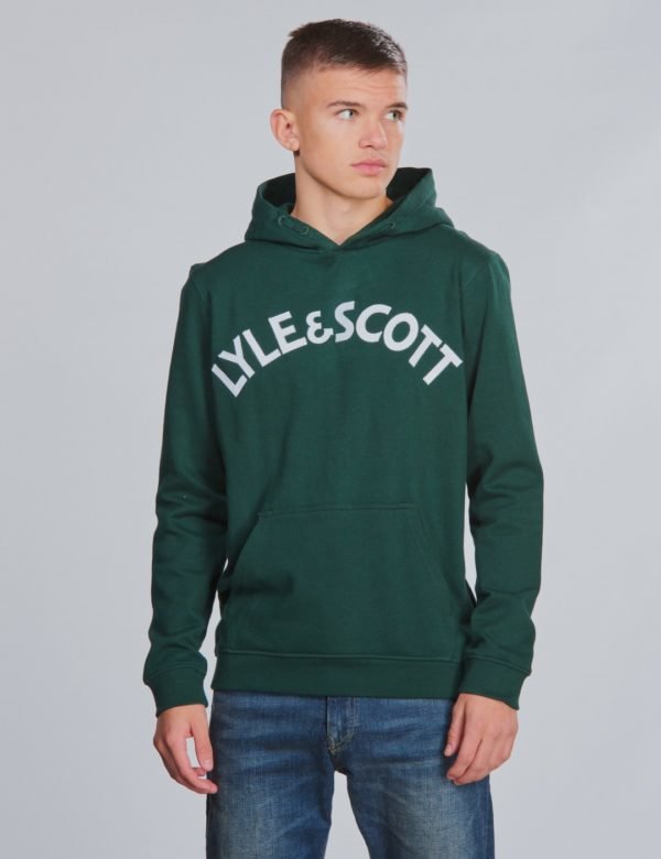 Lyle & Scott L&S Logo Oth Hoodie Huppari Vihreä