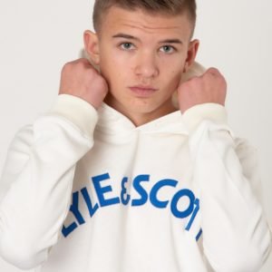 Lyle & Scott L&S Logo Oth Hoody Huppari Valkoinen