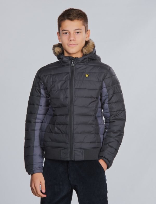 Lyle & Scott Light Weight Colour Block Jacket Takki Musta