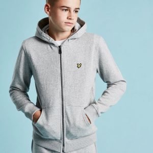 Lyle & Scott Logo Full Zip Hoodie Harmaa