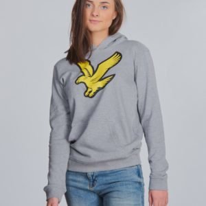 Lyle & Scott Logo Hoody Fleece Huppari Harmaa