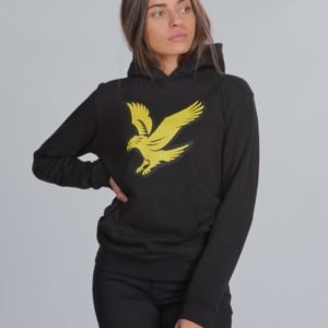 Lyle & Scott Logo Hoody Fleece Huppari Musta