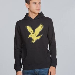 Lyle & Scott Logo Hoody Fleece Huppari Musta