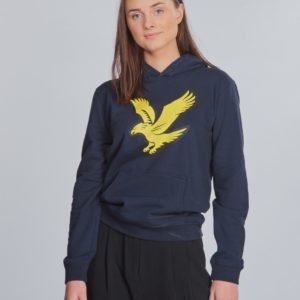 Lyle & Scott Logo Hoody Fleece Huppari Sininen