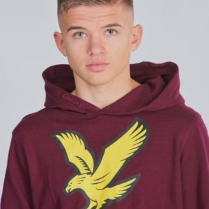 Lyle & Scott Logo Oth Hoody Lb Huppari Punainen