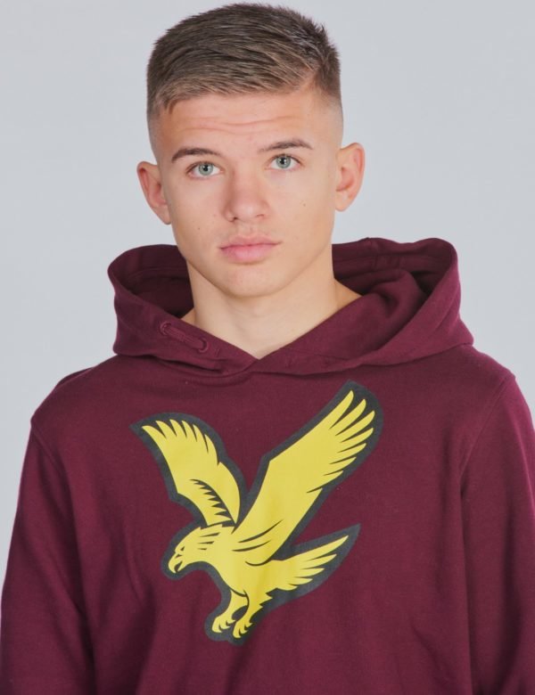 Lyle & Scott Logo Oth Hoody Lb Huppari Punainen