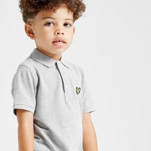 Lyle & Scott Logo Polo Paita Harmaa