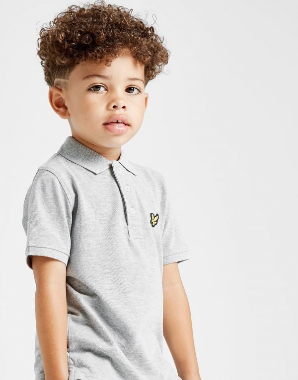 Lyle & Scott Logo Polo Paita Harmaa