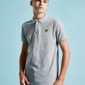 Lyle & Scott Logo Short Sleeve Polo Paita Miehet Harmaa