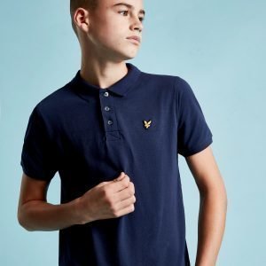 Lyle & Scott Logo Short Sleeve Polo Paita Sininen