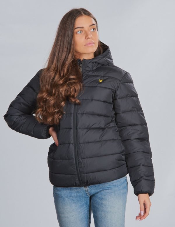 Lyle & Scott Puffa Jacket Takki Musta