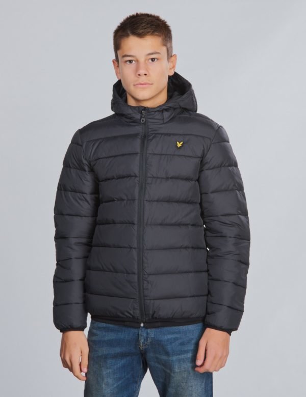 Lyle & Scott Puffa Jacket Takki Musta