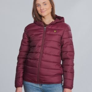 Lyle & Scott Puffa Jacket Takki Punainen