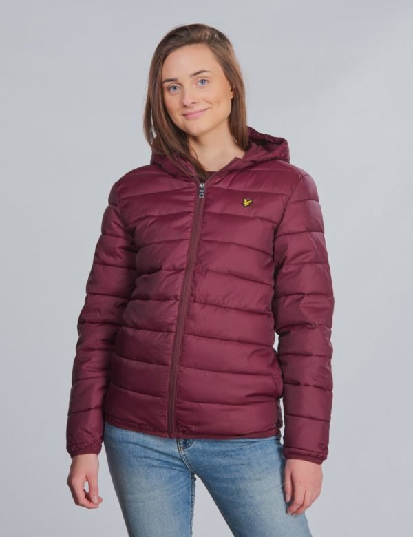 Lyle & Scott Puffa Jacket Takki Punainen