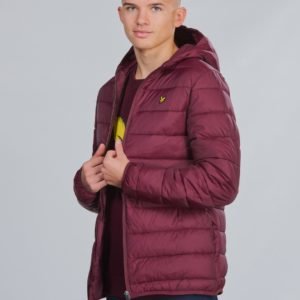 Lyle & Scott Puffa Jacket Takki Punainen