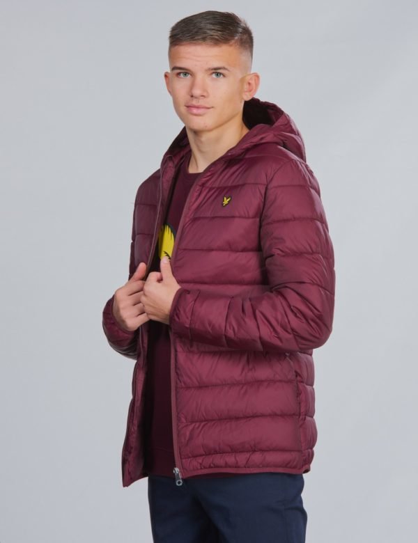 Lyle & Scott Puffa Jacket Takki Punainen