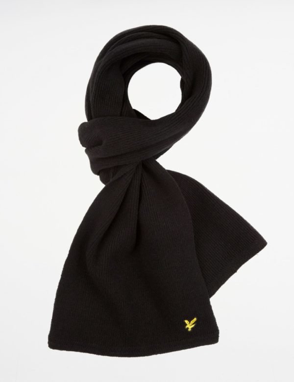 Lyle & Scott Scarf Kaulaliina Musta